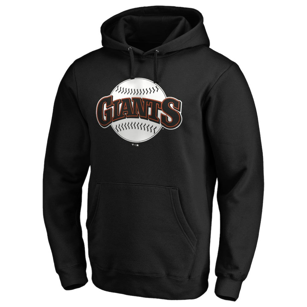 San Francisco Giants Cooperstown Collection Huntington Logo Fitted Pullover Hoodie - MLB