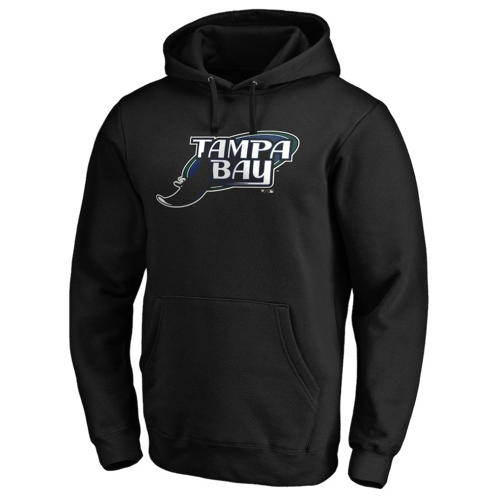 Tampa Bay Rays Cooperstown Collection Huntington Logo Fitted Pullover Hoodie - MLB