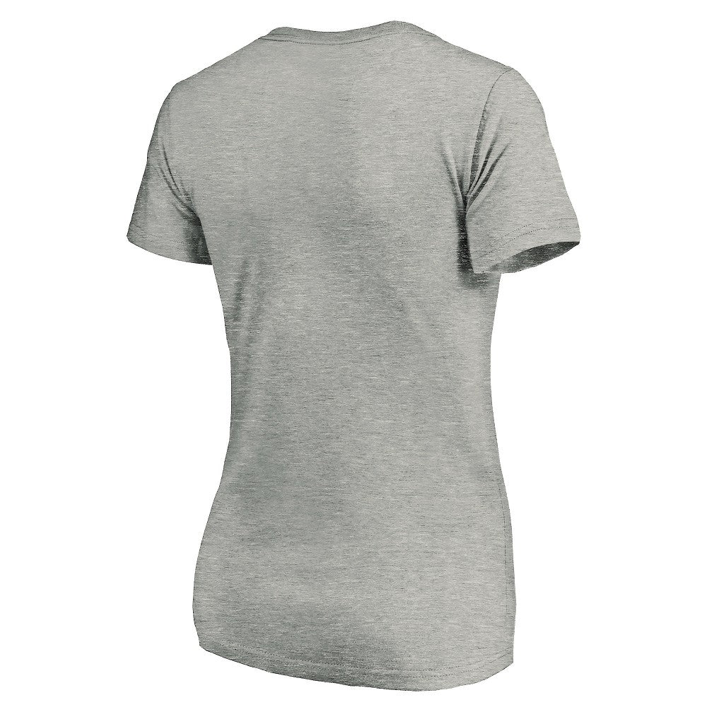 Philadelphia Phillies Women's Cooperstown Collection Huntington Logo V-Neck T-Shirt - MLB
