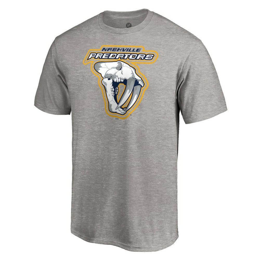Nashville Predators Special Edition Secondary Logo T-Shirt - Heather Gray - NHL