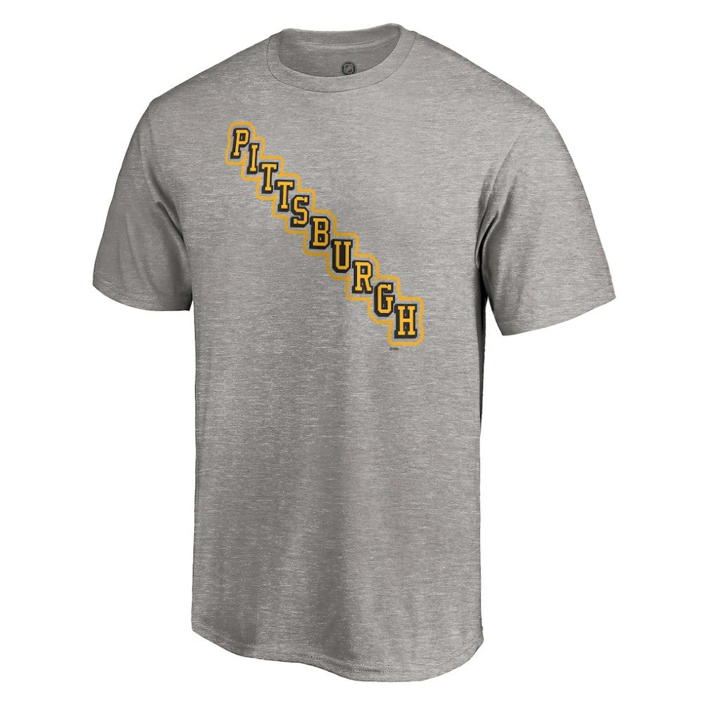 Pittsburgh Penguins Special Edition Secondary Logo T-Shirt - Heather Gray - NHL
