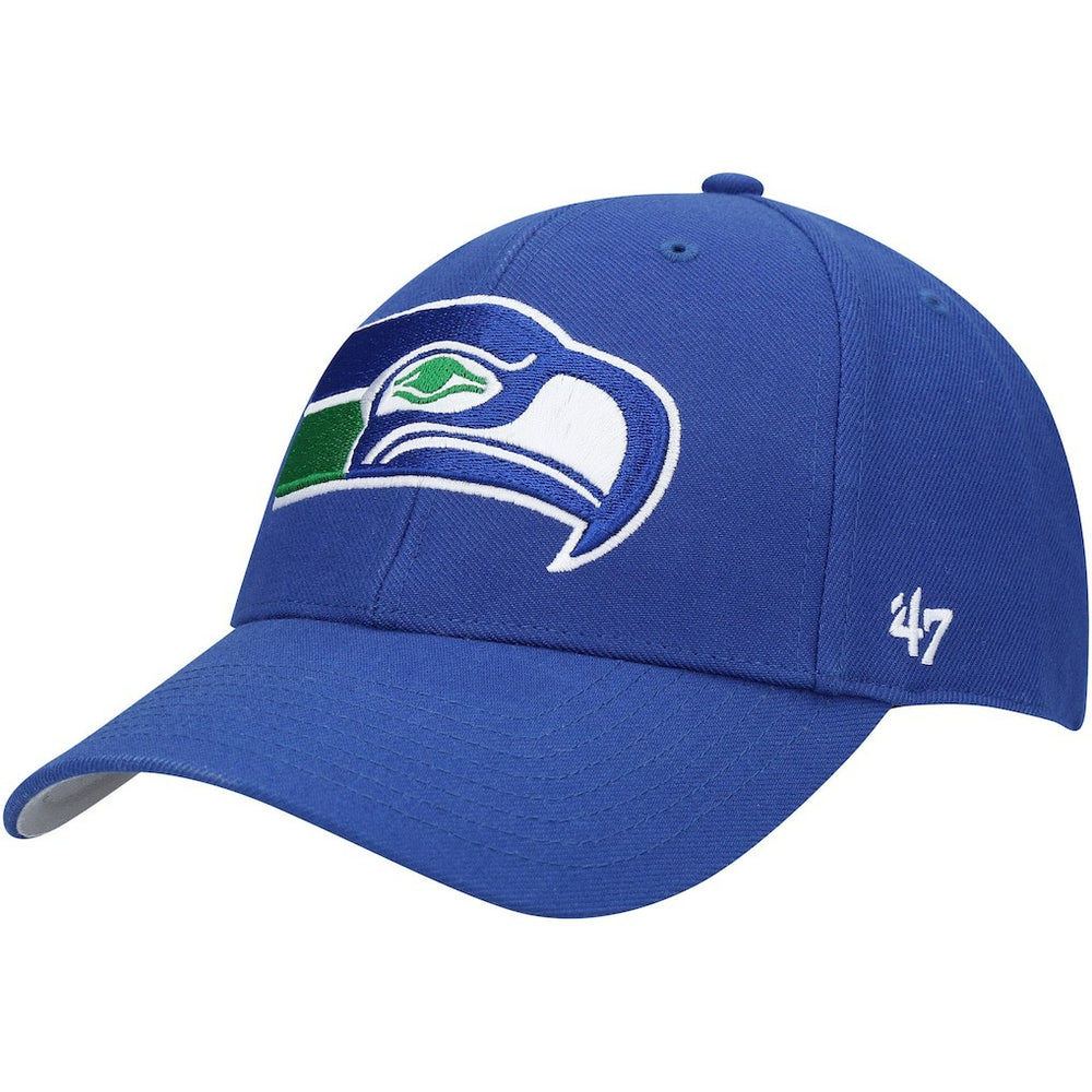 Seattle Seahawks '47 Throwback MVP Adjustable Hat Royal | 47 brand