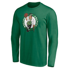 Boston Celtics Playmaker Personalized Name & Number Long Sleeve T-Shirt Green - NBA
