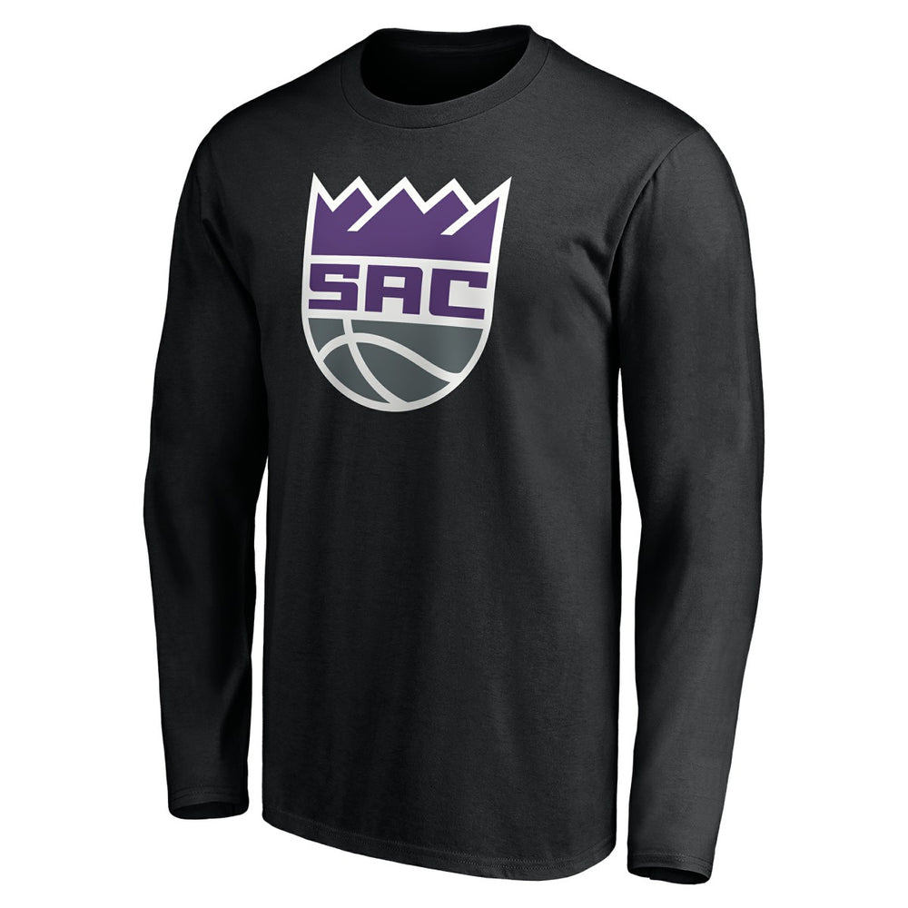 Sacramento Kings Playmaker Personalized Name & Number Long Sleeve T-Shirt Black - NBA