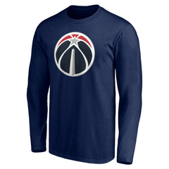 Washington Wizards Playmaker Personalized Name & Number Long Sleeve T-Shirt Navy - NBA