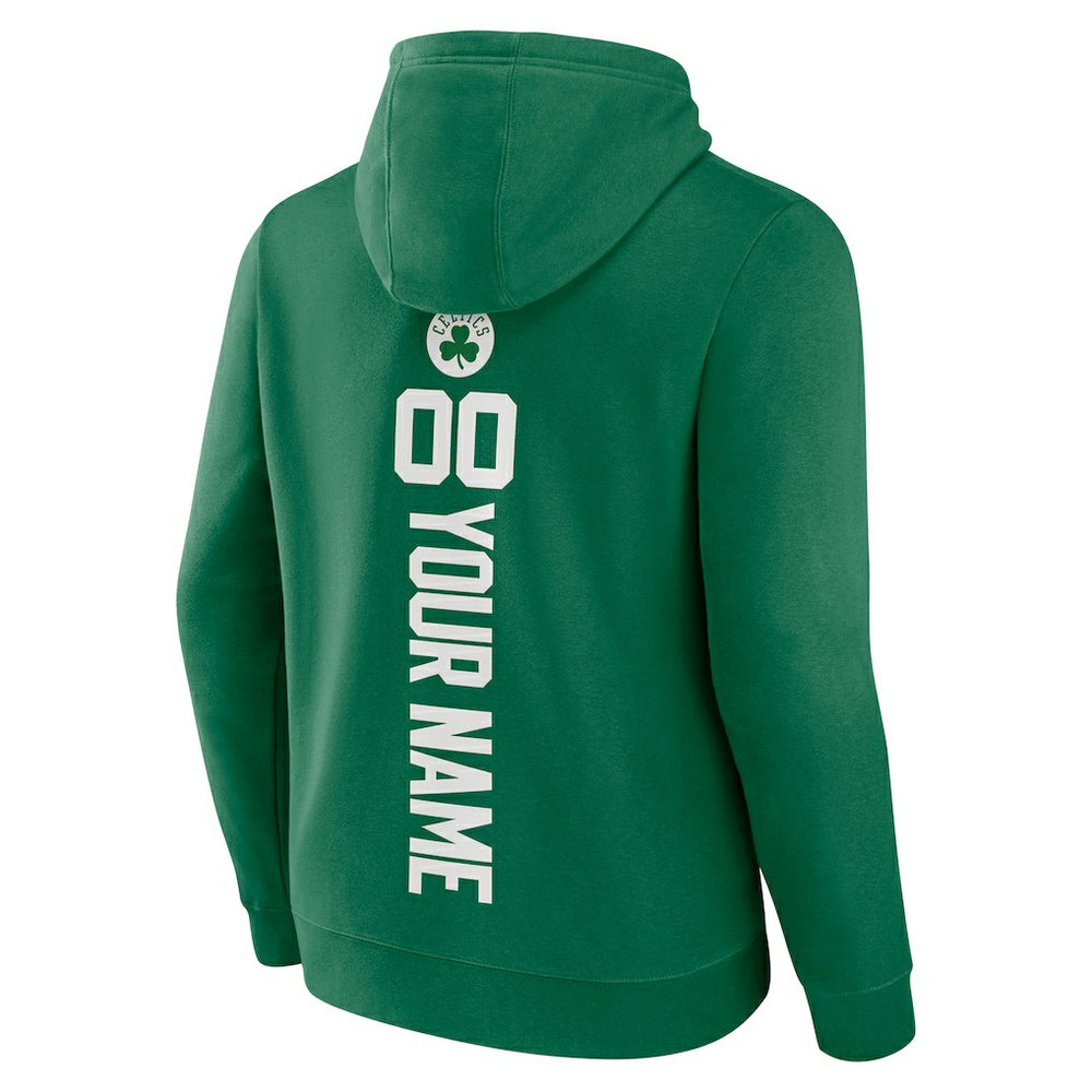 Boston Celtics Playmaker Personalized Name & Number Pullover Hoodie Green - NBA