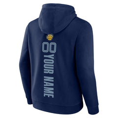 Memphis Grizzlies Playmaker Personalized Name & Number Pullover Hoodie Navy - NBA