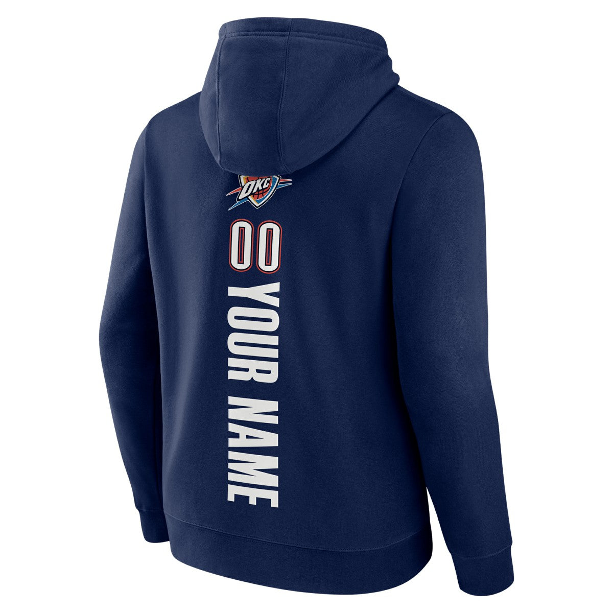 Oklahoma City Thunder Playmaker Personalized Name & Number Pullover Hoodie Navy - NBA