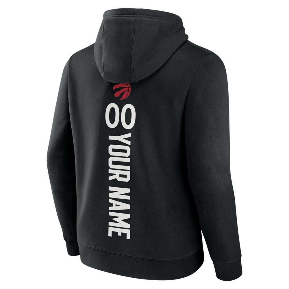 Toronto Raptors Playmaker Personalized Name & Number Pullover Hoodie Black - NBA