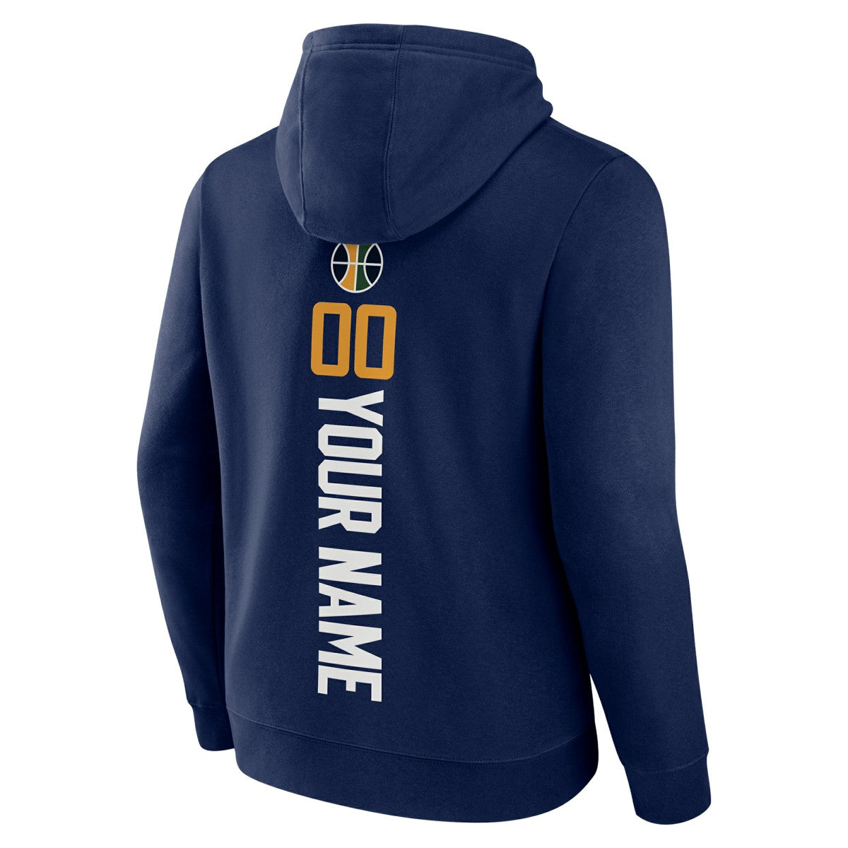 Utah Jazz Playmaker Personalized Name & Number Pullover Hoodie Navy - NBA