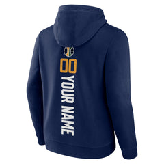 Utah Jazz Playmaker Personalized Name & Number Pullover Hoodie Navy - NBA