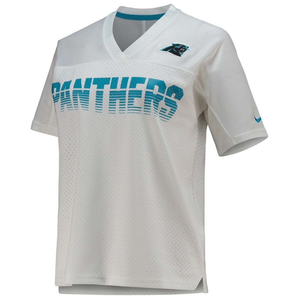 Carolina Panthers Women's Fan Replica Jersey White | Nike for Sale
