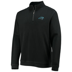Carolina Panthers Nassau Half-Zip Jacket Black | Tommy Bahama