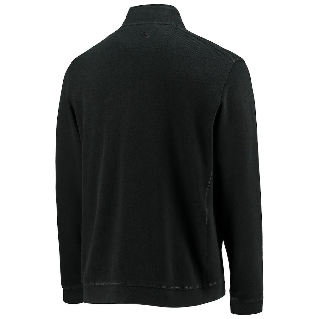 Carolina Panthers Nassau Half-Zip Jacket Black | Tommy Bahama