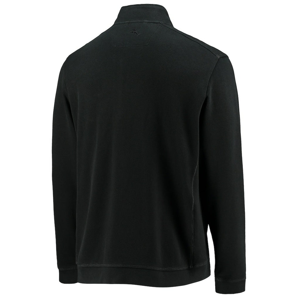 Carolina Panthers Nassau Half-Zip Jacket Black | Tommy Bahama