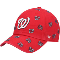 Washington Nationals '47 Women's Confetti Clean Up Adjustable Hat - MLB