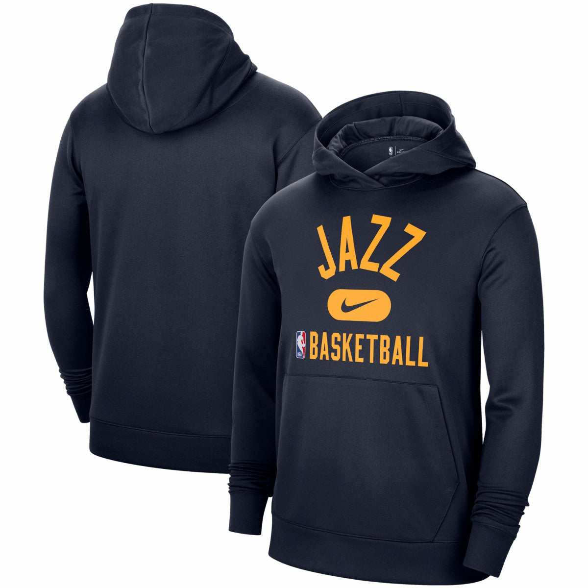 Utah Jazz 2021-2022 Spotlight On Court Performance Practice Pullover Hoodie Navy - NBA