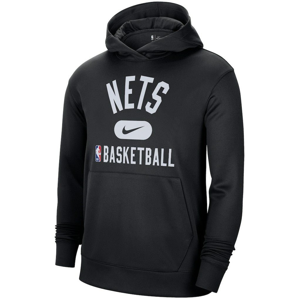 Brooklyn Nets 2021-2022 Spotlight On Court Performance Practice Pullover Hoodie Black - NBA