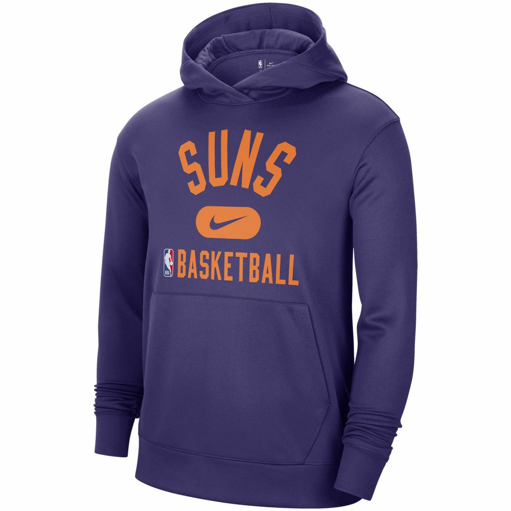 Phoenix Suns 2021-2022 Spotlight On Court Performance Practice Pullover Hoodie Purple - NBA