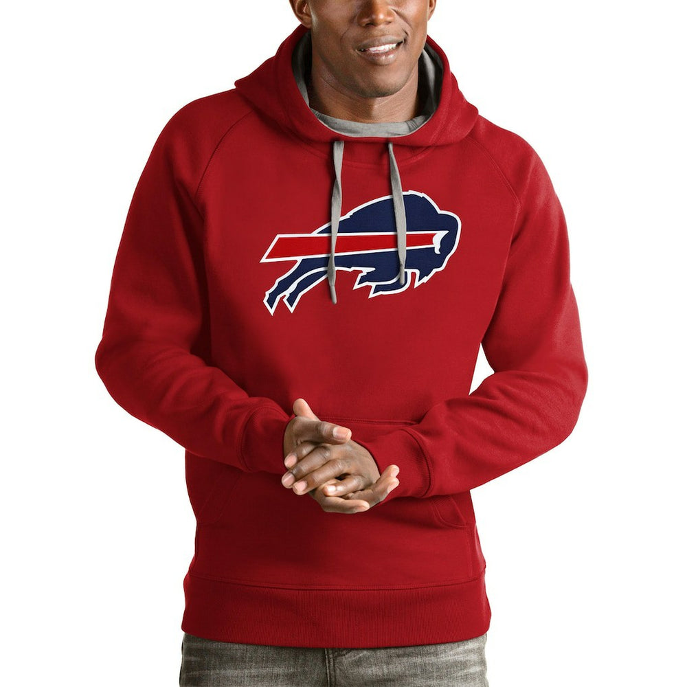 Buffalo Bills Antigua Victory Pullover Hoodie Red | NFL