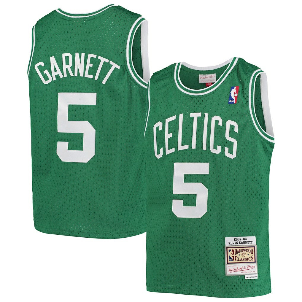 Kevin Garnett Boston Celtics Youth 2007/08 Hardwood Classics Swingman Jersey Kelly Green - NBA