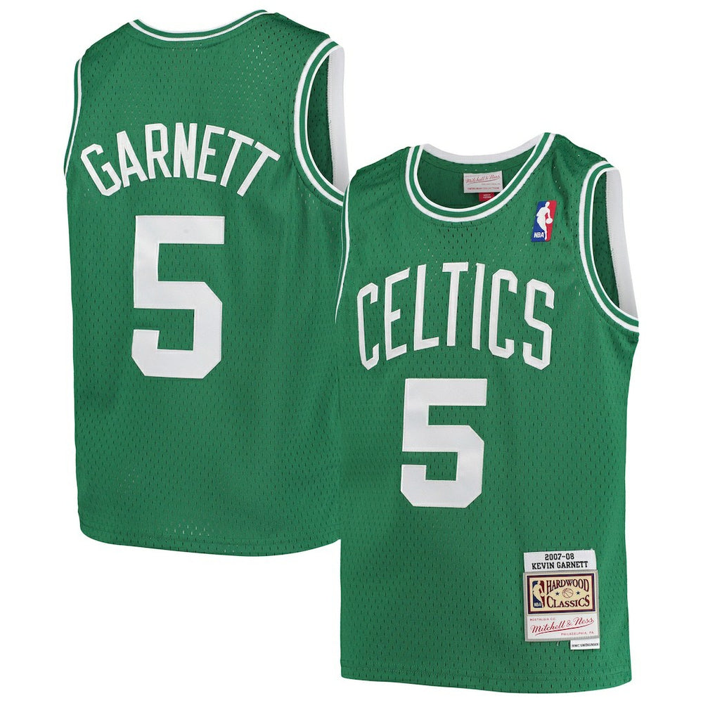 Kevin Garnett Boston Celtics Youth 2007/08 Hardwood Classics Swingman Jersey Kelly Green - NBA