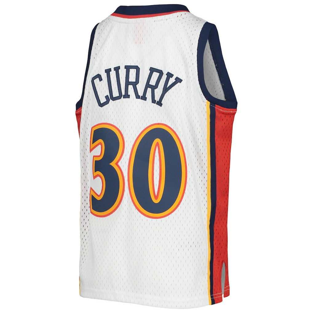 Stephen Curry Golden State Warriors Youth 2009-10 Hardwood Classics Swingman Jersey White - NBA
