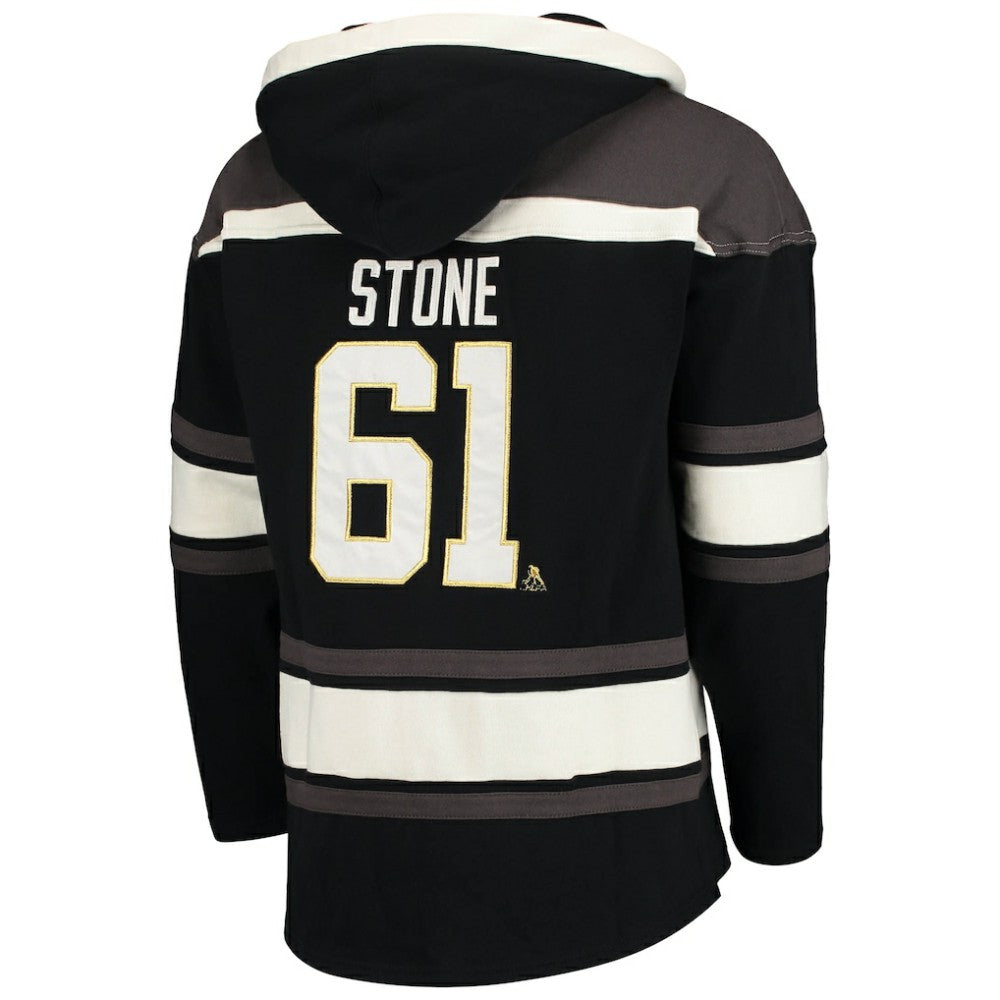Mark Stone Vegas Golden Knights '47 Player Name & Number Lacer Pullover Hoodie - Black - NHL