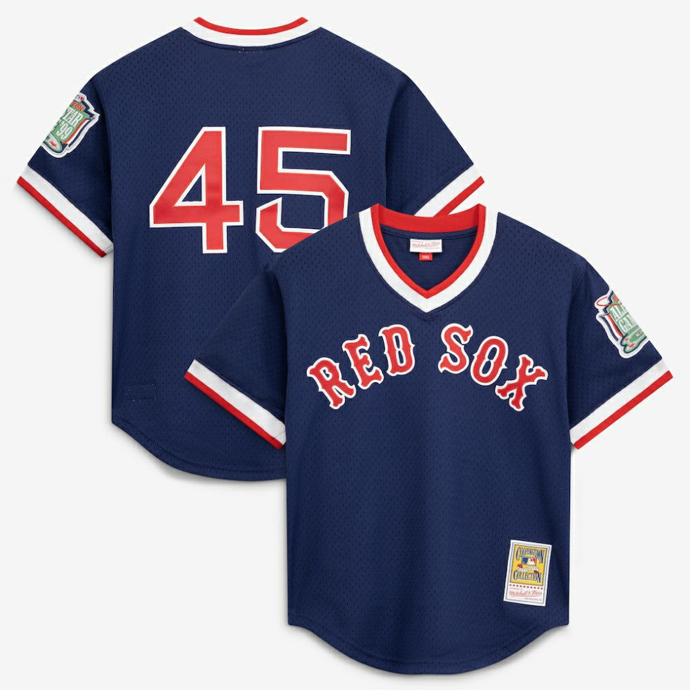 Pedro Martinez Boston Red Sox Mitchell & Ness Authentic Batting Practice Jersey - MLB