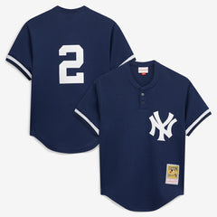 Derek Jeter New York Yankees Mitchell & Ness Authentic Batting Practice Jersey - MLB