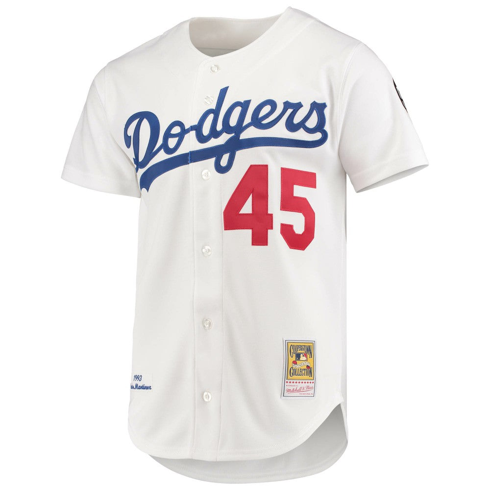 Pedro Martinez Los Angeles Dodgers Mitchell & Ness 1993 Cooperstown Collection Home Authentic Jersey - MLB