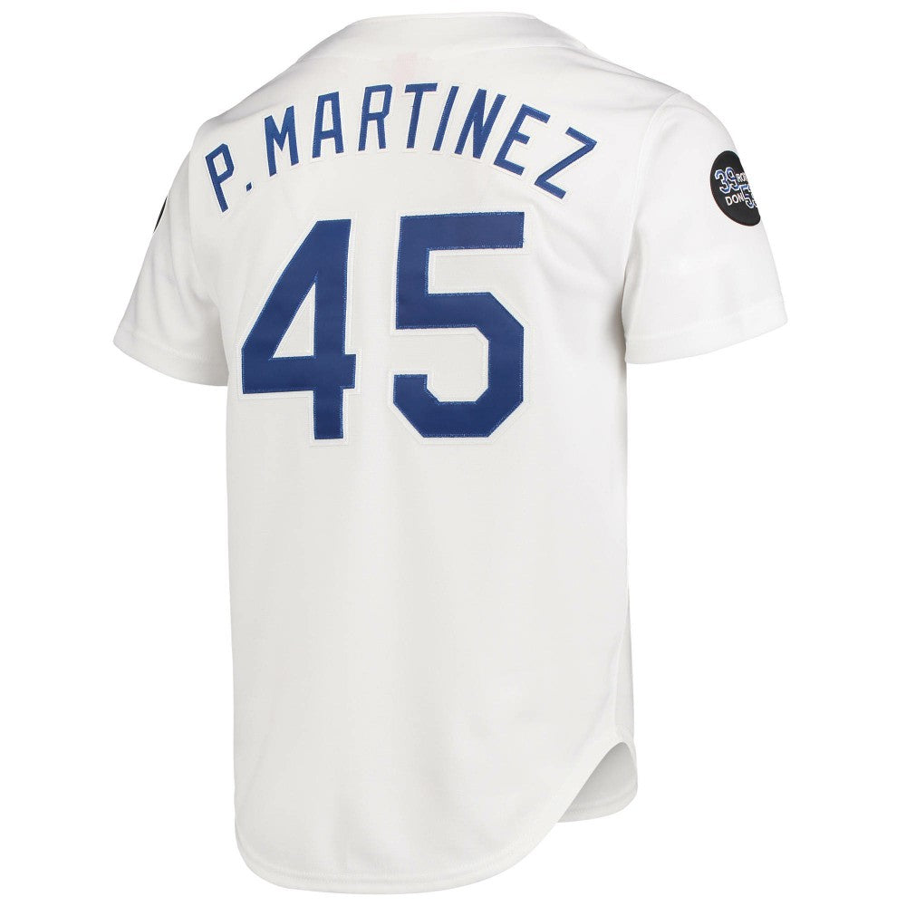 Pedro Martinez Los Angeles Dodgers Mitchell & Ness 1993 Cooperstown Collection Home Authentic Jersey - MLB