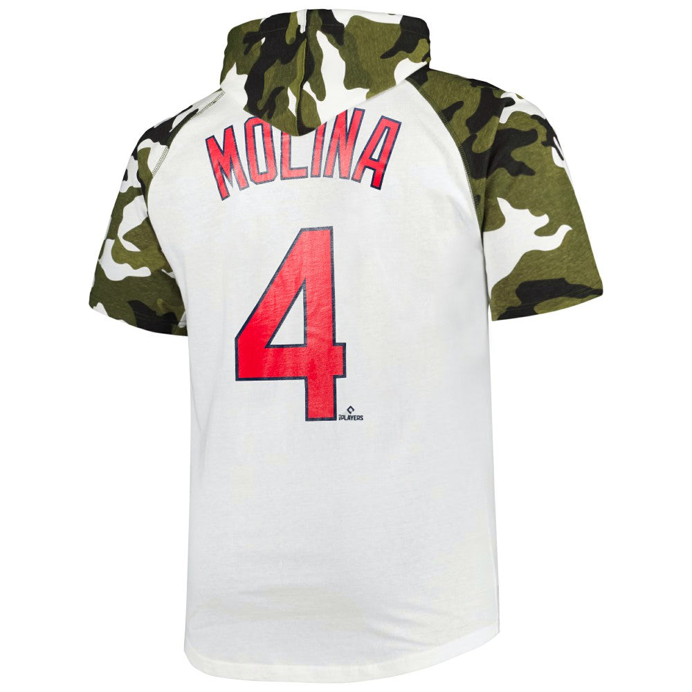 Yadier Molina St. Louis Cardinals Player Big & Tall Raglan Hoodie T-Shirt - MLB