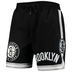 Brooklyn Nets Pro Standard Chenille Shorts Black - NBA