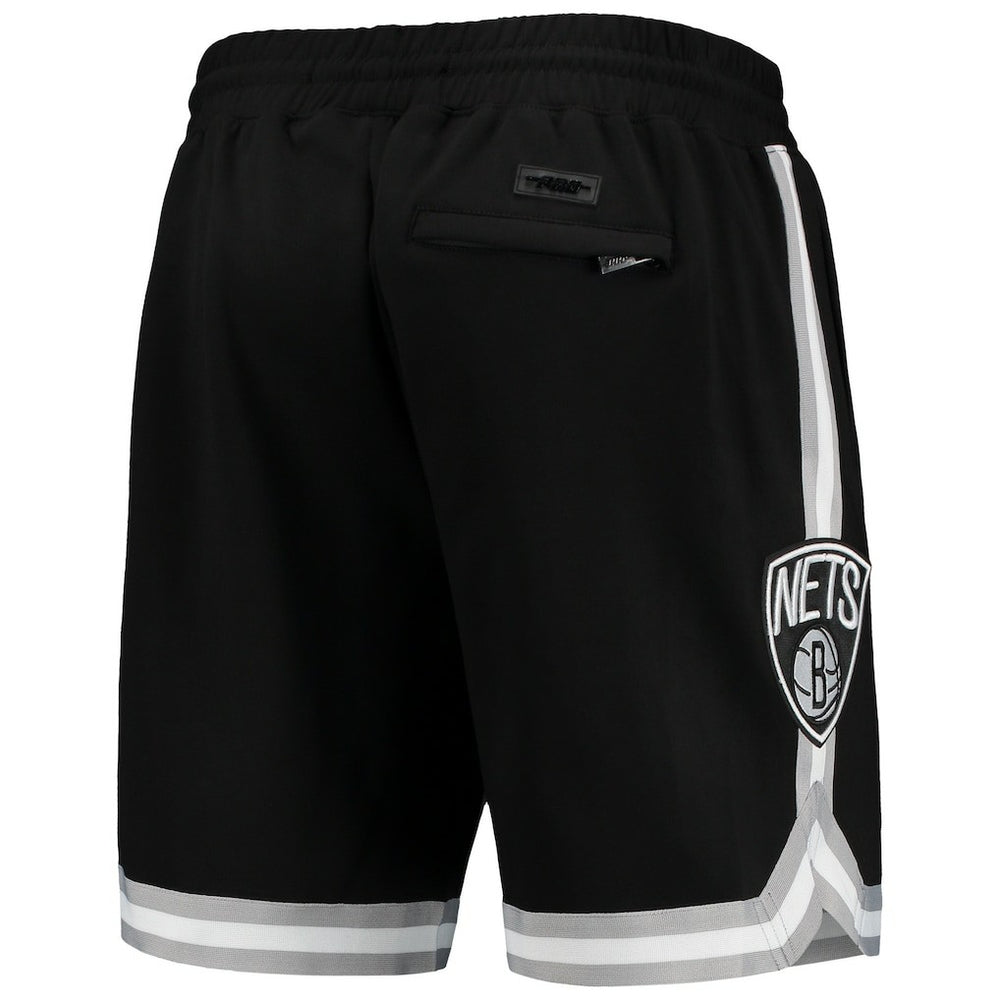 Brooklyn Nets Pro Standard Chenille Shorts Black - NBA