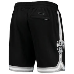 Brooklyn Nets Pro Standard Chenille Shorts Black - NBA