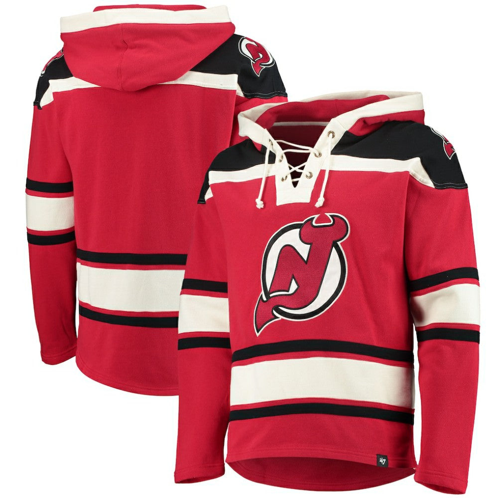 New Jersey Devils '47 Superior Lacer Hoodie - Red - NHL