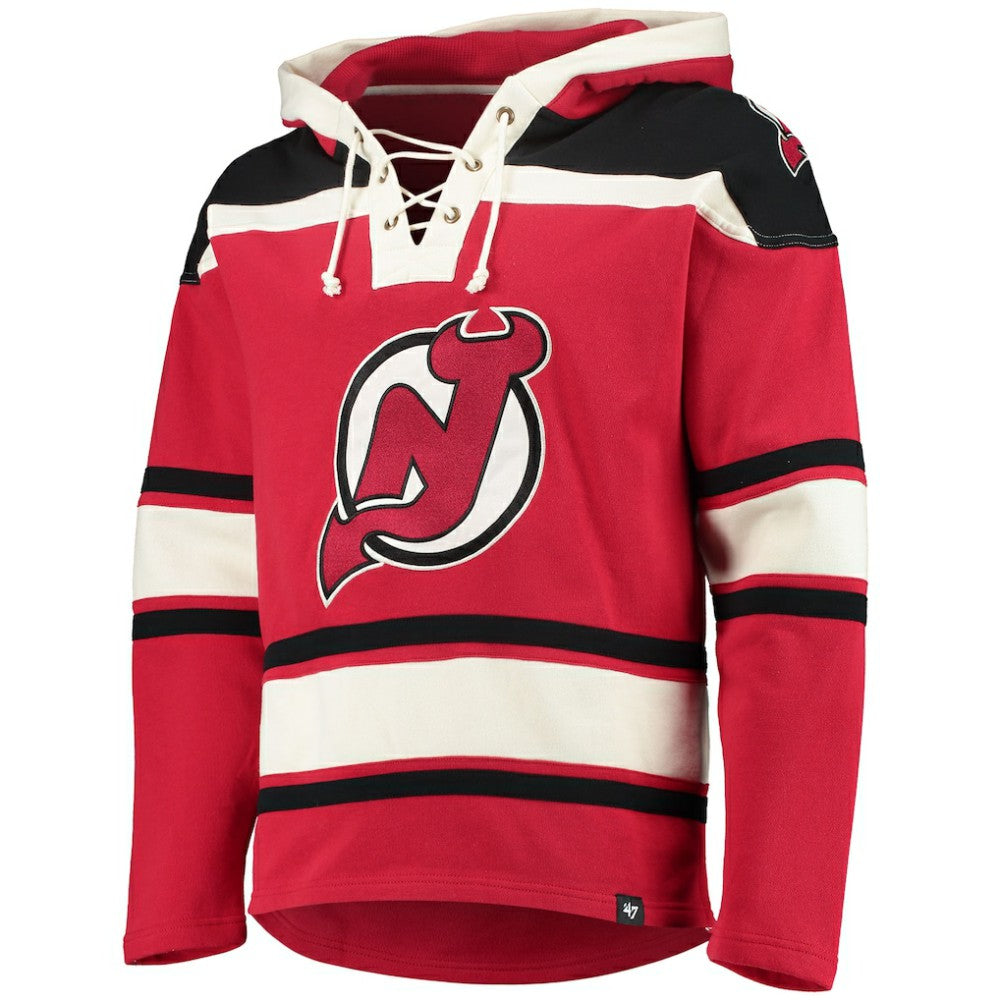New Jersey Devils '47 Superior Lacer Hoodie - Red - NHL