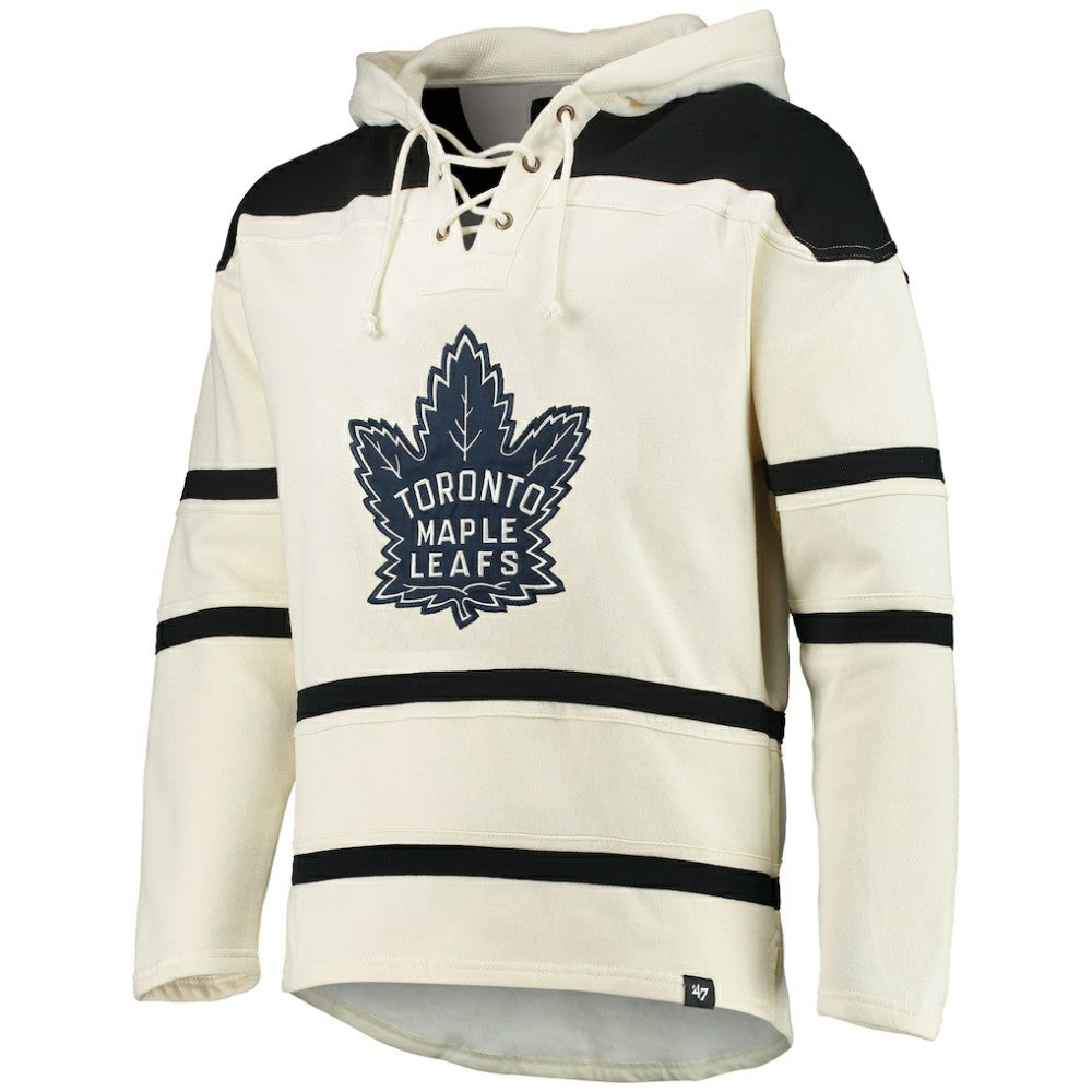 Toronto Maple Leafs '47 Superior Lacer Hoodie - Cream - NHL