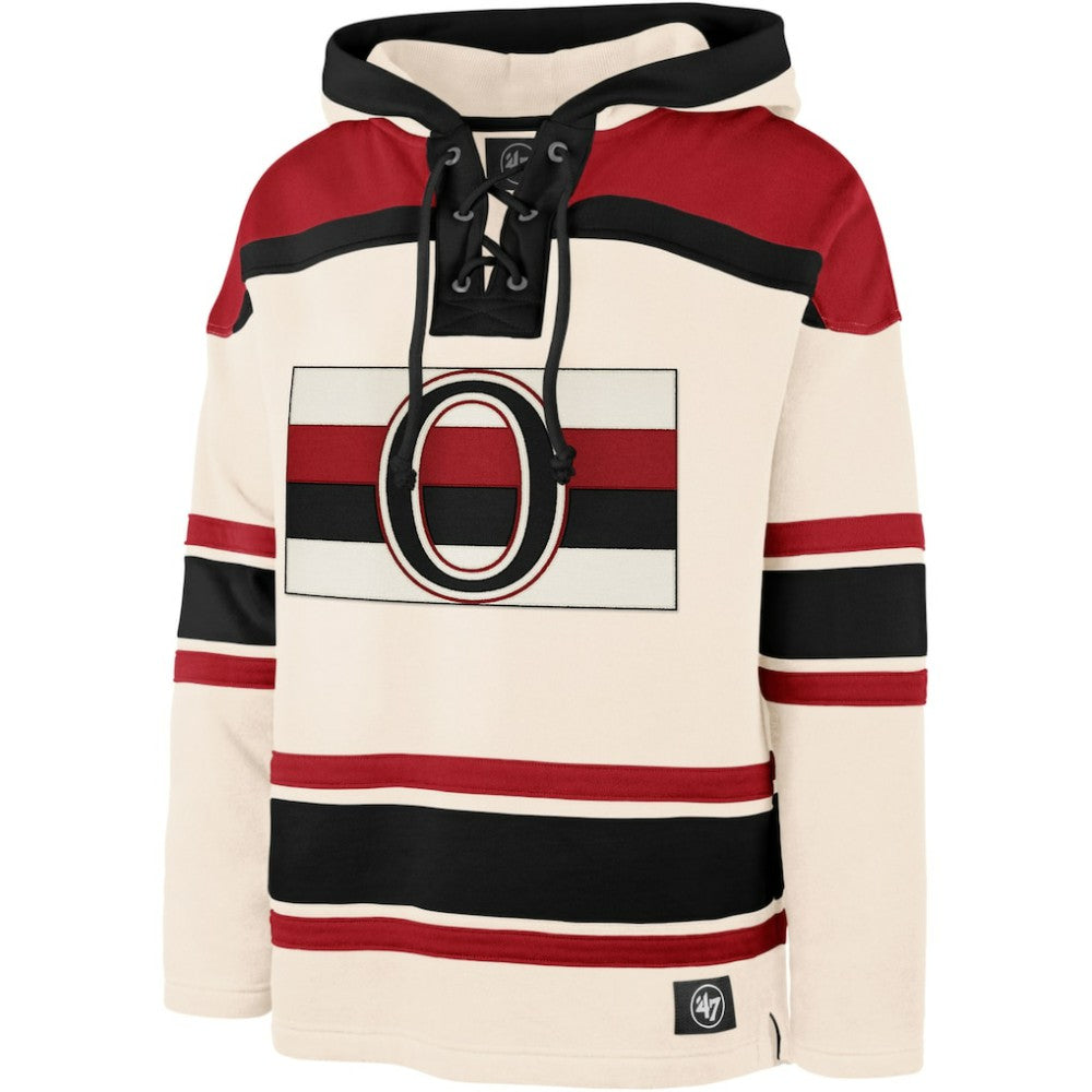 Ottawa Senators '47 Superior Lacer Hoodie - Cream - NHL