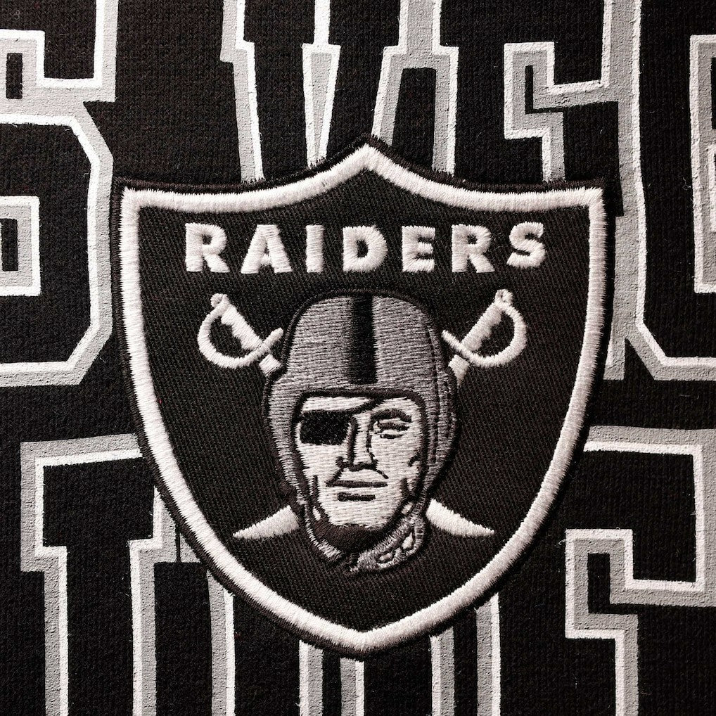 Las Vegas Raiders '47 Double Block Pullover Hoodie Black | 47 brand