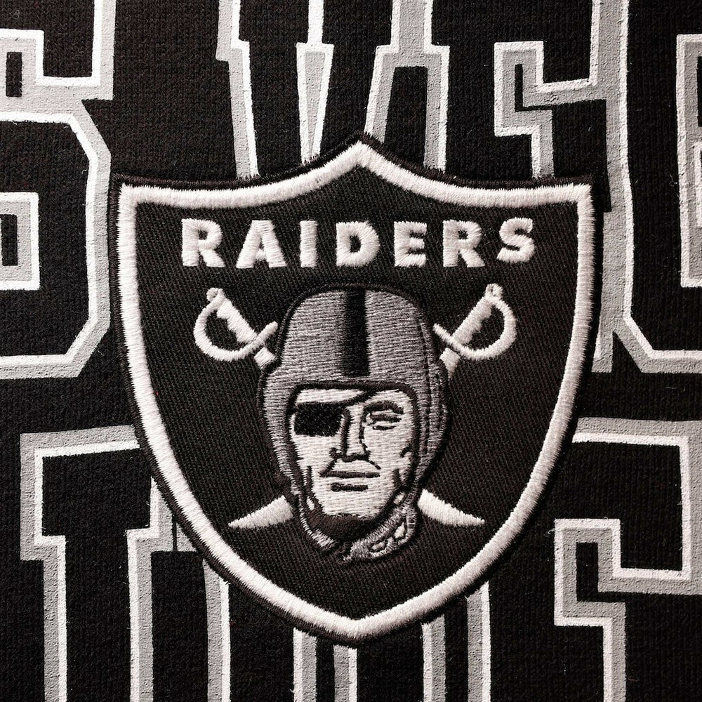 Las Vegas Raiders '47 Double Block Pullover Hoodie Black | 47 brand