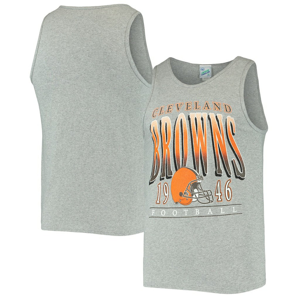 Cleveland Browns '47 Home Opener Vintage Tank Top Heathered Gray | 47 brand