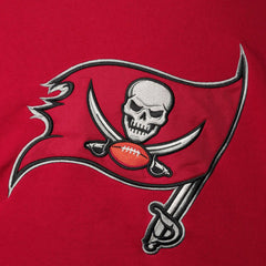Tampa Bay Buccaneers '47 Lacer V-Neck Pullover Hoodie Red | 47 brand