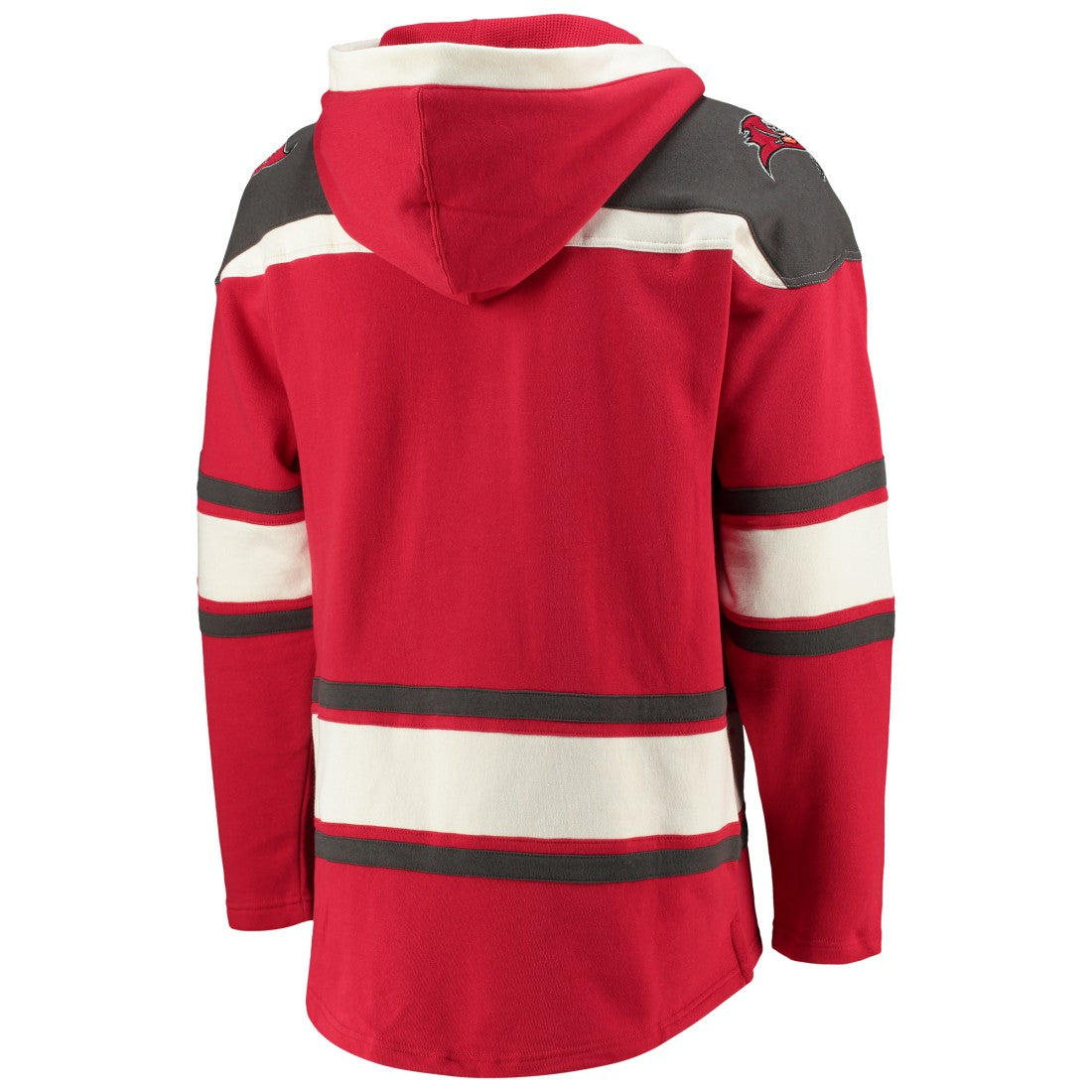 Tampa Bay Buccaneers '47 Lacer V-Neck Pullover Hoodie Red | 47 brand
