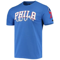 Philadelphia 76ers Pro Standard Chenille Team T-Shirt Royal - NBA