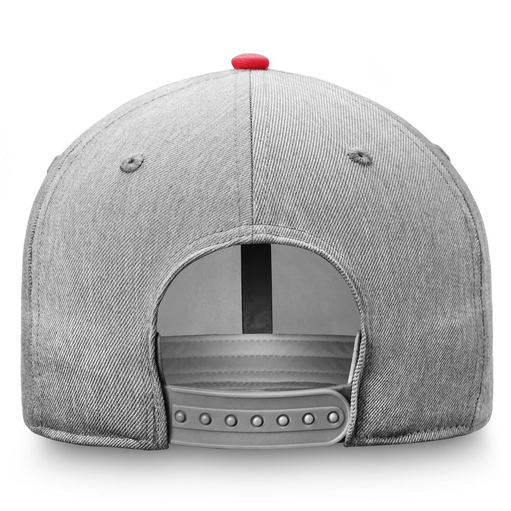 Atlanta Falcons Two-Tone Snapback Hat Heathered Gray/Red | Fanatics