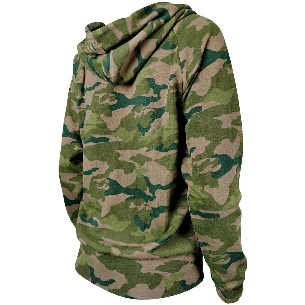 Arizona Cardinals New Era Women's Raglan Full-Zip Hoodie Camo | NFL