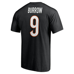 Joe Burrow Cincinnati Bengals Player Icon Name & Number T-Shirt Black | Fanatics