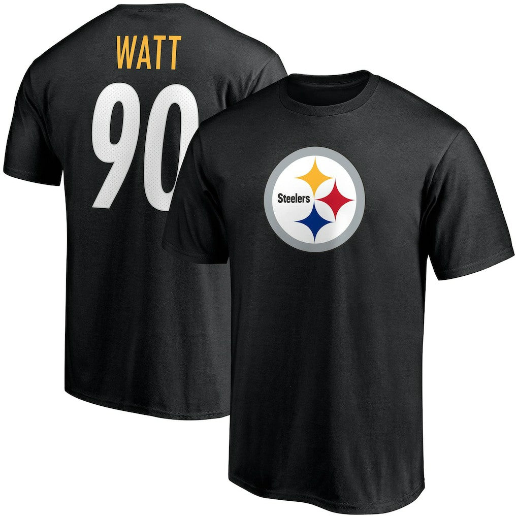 T.J. Watt Pittsburgh Steelers Player Icon Name & Number T-Shirt Black | Fanatics